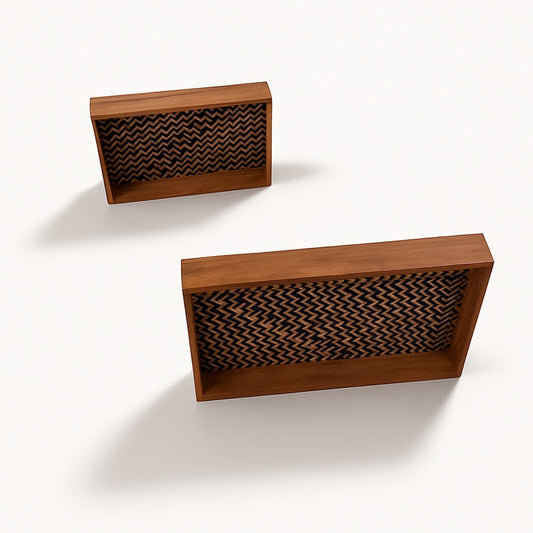 Kraftinn Chevron Tray Set