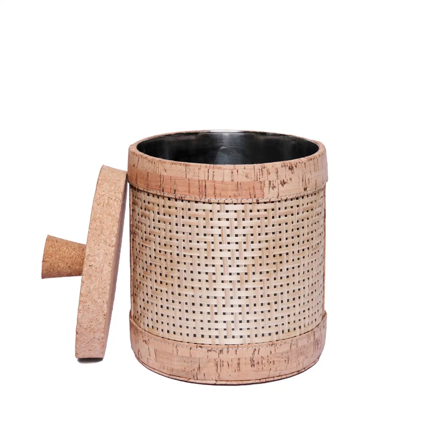 Bamboo and Cork Ice Bucket